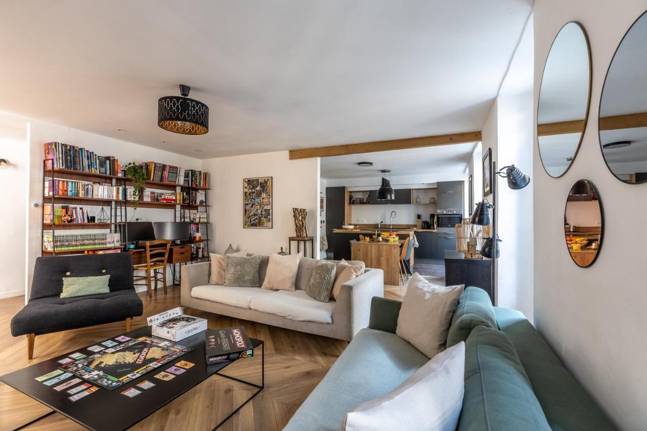 90M2 Renove - Terrasse En Plein Coeur De Marseille Apartment Luaran gambar
